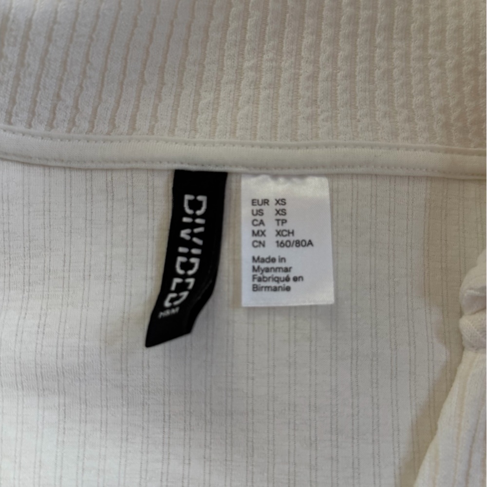 Cute Ribbed Button-Front Sweater Cardigan - Cream - Picture 3 of 4